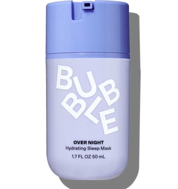 Hydrating sleep mask. Overnight skincare.