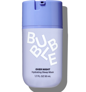 Hydrating sleep mask. Overnight skincare.